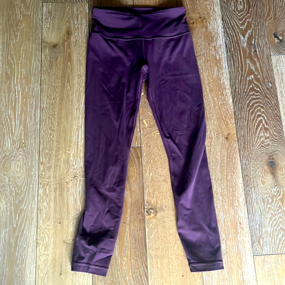 Athleta extra small burgundy workout tights/leggings